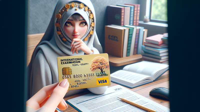 پرداخت هزینه‌های آزمون تافل و آیلتس با ویزا کارت: آموزش گام به گام