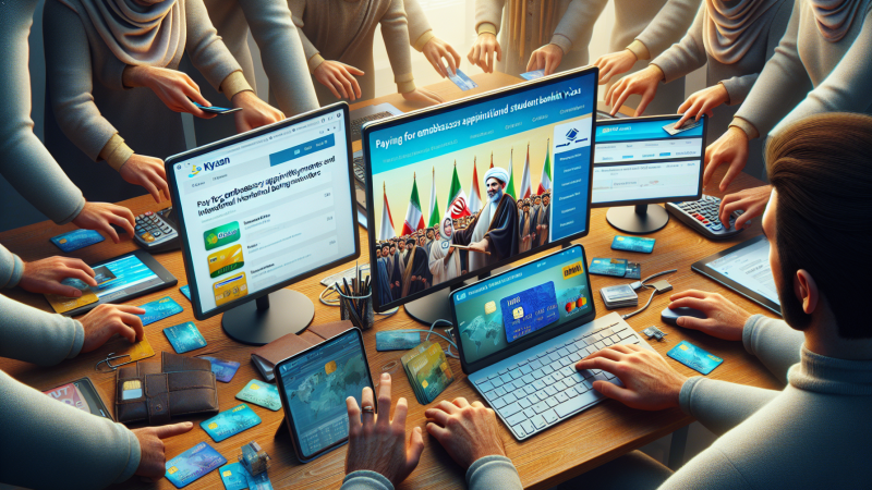 چگونه هزینه تعیین وقت سفارت و ویزای دانشجویی را از داخل ایران پرداخت کنیم؟